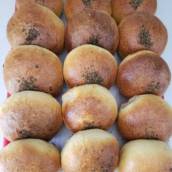 Pão de batata calabresa com catupiry 