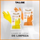 Luvas de Látex de Limpeza