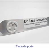 Placa de portas