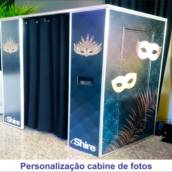 Personalização cabine de fotos 