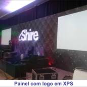 Painel com logo em  XPS