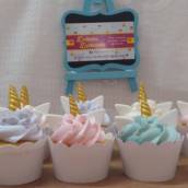 Cupcakes unicórnio.