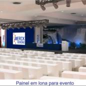 Painel em lona para evento