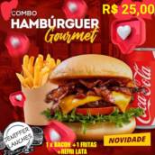 Combo Hambúrguer Gourmet
