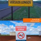 Placas de Sinalização 