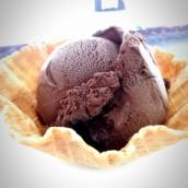 Sorvete de Chocolate Meio Amargo com Café