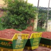 Caçamba com Terra