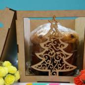 Porta Panetone ou Chocotone em MDF Personalizado