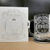 Caneca de vidro para Chopp.