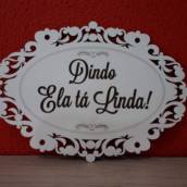 Plaquinha para casamento