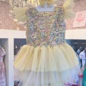Vestido em tons Candy Colors