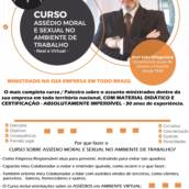 PALESTRA SOBRE ASSÉDIO MORAL E SEXUAL NO AMBIENTE DE TRABALHO