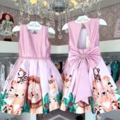 Vestido Safari Rosa