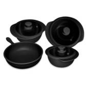 Conjunto de Panela Cerâmica 4 Peças Oxford