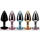 Plug Anal em Metal com Pedras (Hard)