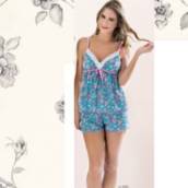 BABYDOLL LIGANETE ALÇA E BABADO