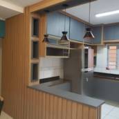 cozinha grafito e carvalho hanover