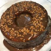 Bolo Vulcão de Cenoura 