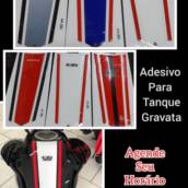 Adesivo para tranque ou gravata de moto em Bauru