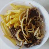 Bife Acebolado com Fritas 