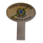 Placa Painel de Carro OVAL