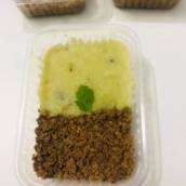 Pure de Batata Doce com Carne Moida 