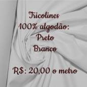  Elástico Preto e Branco em Bauru 