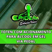 Toten Com Acionamento Para Alcool em Gel Via Pedal
