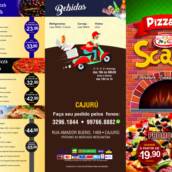 Folders para Pizzaria