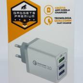 Carregador Turbo Triplo Gorila Shield