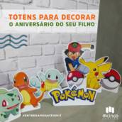 Totem de festa em Bauru