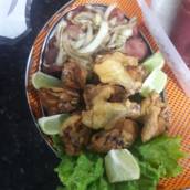 Porções de Frango