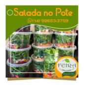 Salada no pote
