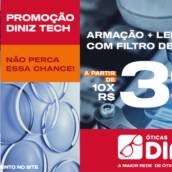 Armação + Lentes com filtro de luz azul 