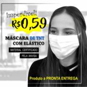 Máscara de TNT com elástico