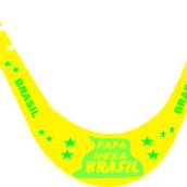 Viseiras em EVA de 2,5mm de espessura, modelo inteiriça de encaixe traseiro