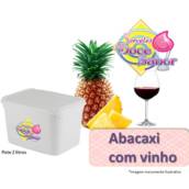 Sorvete de massa sabor Abacaxi com vinho | Pote de 2 litros