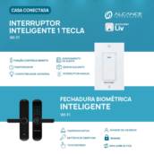 Interruptor Inteligente 1 Tecla / Fechadura Biométrica Inteligente 