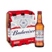 CERVEJA BUDWEISER 330ML 6 UNIDADES