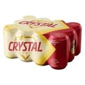 CERVEJA CRYSTAL LATA 350ML CAIXA COM 12 UNIDADES