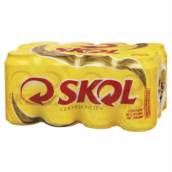 CERVEJA SKOL LATA 350ML CAIXA COM 12 UNIDADES