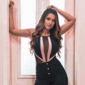 Body e calça estilo montaria cós alto com botões