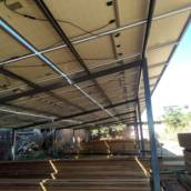 Estruturas metálicas para instalação de painéis solares