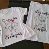 Estampas de camisetas para casal