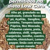 Temperos permitidos na dieta Low Carb