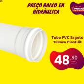 Tubo PVC Esgoto 100m Plastilit