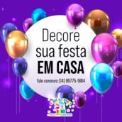 Decore sua festa em casa
