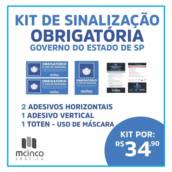  kit com sinalizações em Bauru