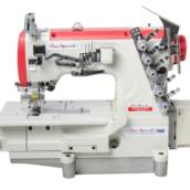 Máquina de Costura Industrial Galoneira Direct Drive Eletrônica Elétrica Plana com Corte de Linha