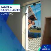 Janela basculante com fixo